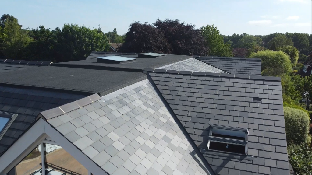 Emergency roof repair after storm damage in Reading